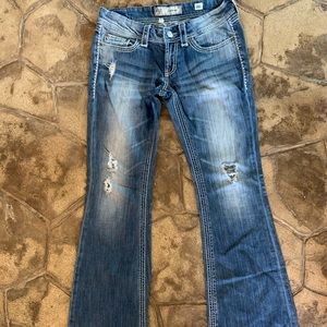 BKE Sabrina distressed jeans